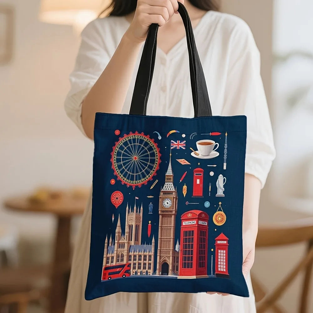Women's London Tote Bag Reusable Polyester