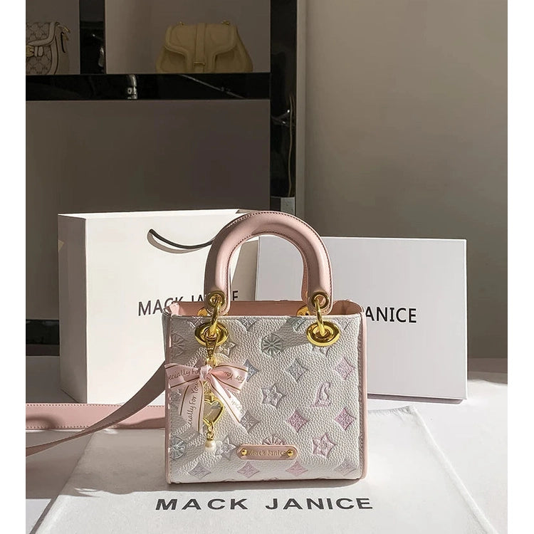Floral Print Color Block Bag