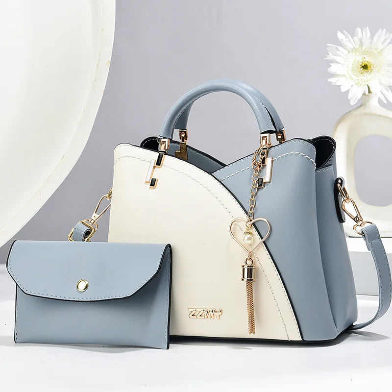 Luxury PU Leather Tote Handbag