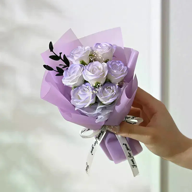 Artificial Rose Bouquet Soap Flower Gift