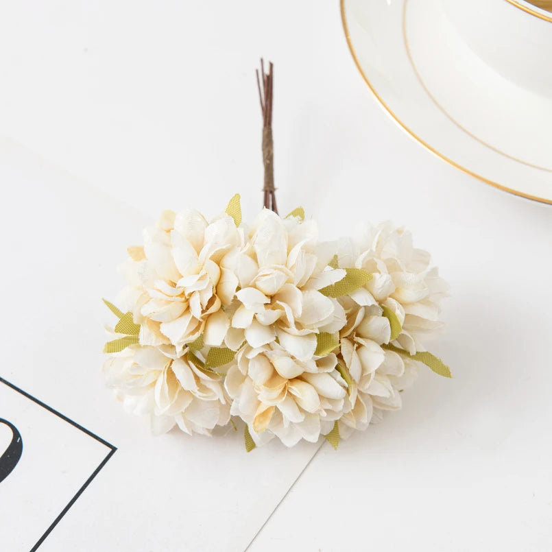 Silk Carnation Mini Bouquet – Artificial Flowers