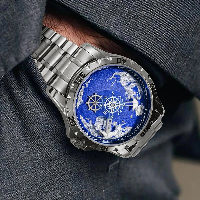 GLENAW Steel Men Watch