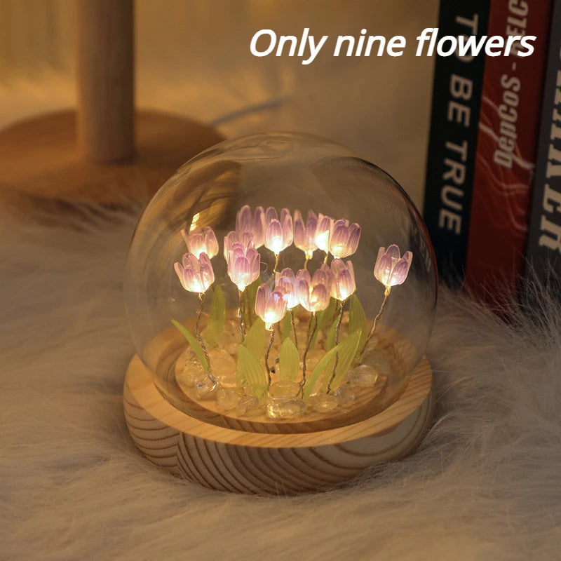 Tulip LED Night Light Flower Desk Lamp