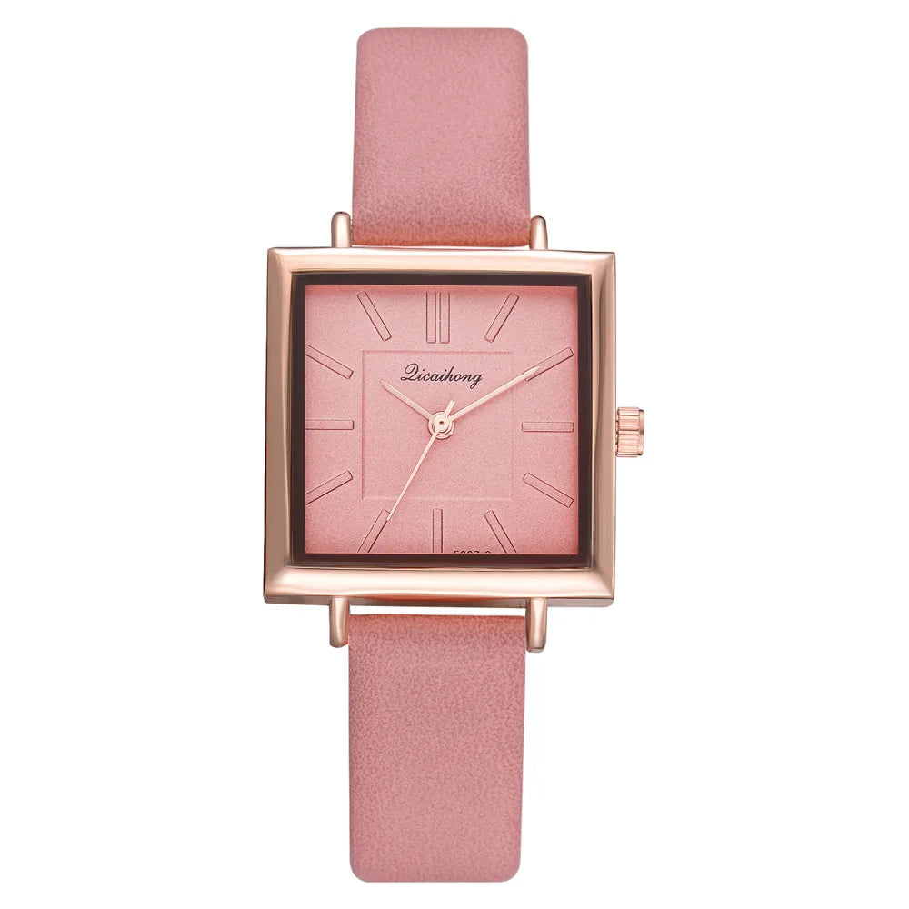 Women's Luxury Leather Digital Watch Casual