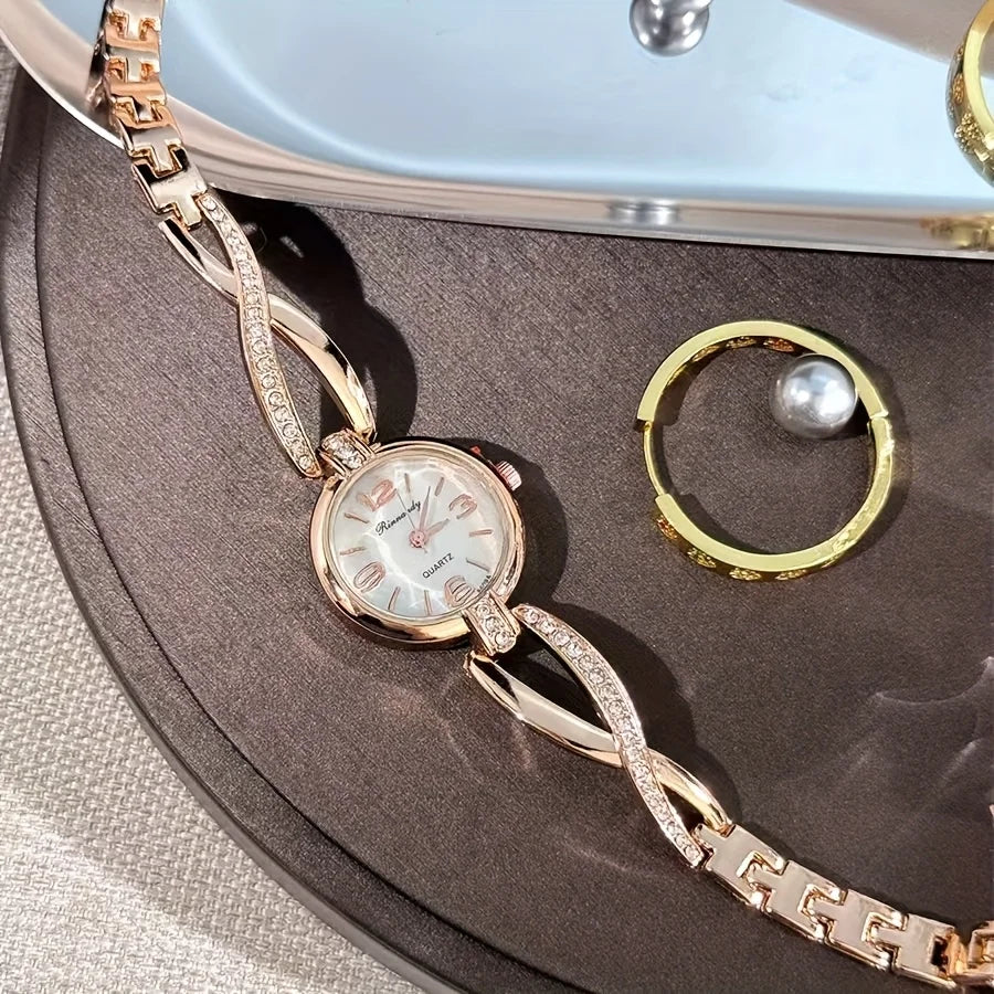 Arabic Dial Bracelet Quartz Watch