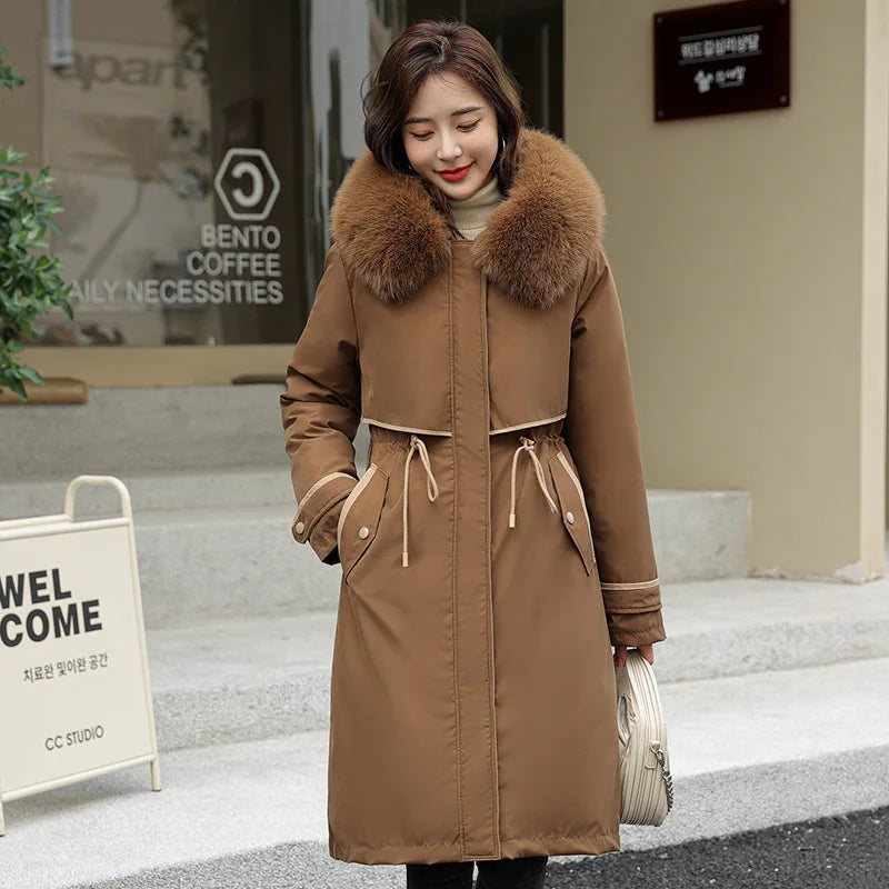 Detachable Lining Women Parka