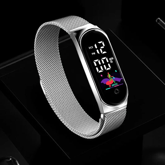 Digital Magnetic Watch Women
