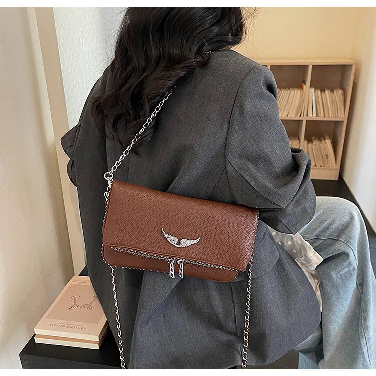 Women's Retro Chain Shoulder Crossbody Bag