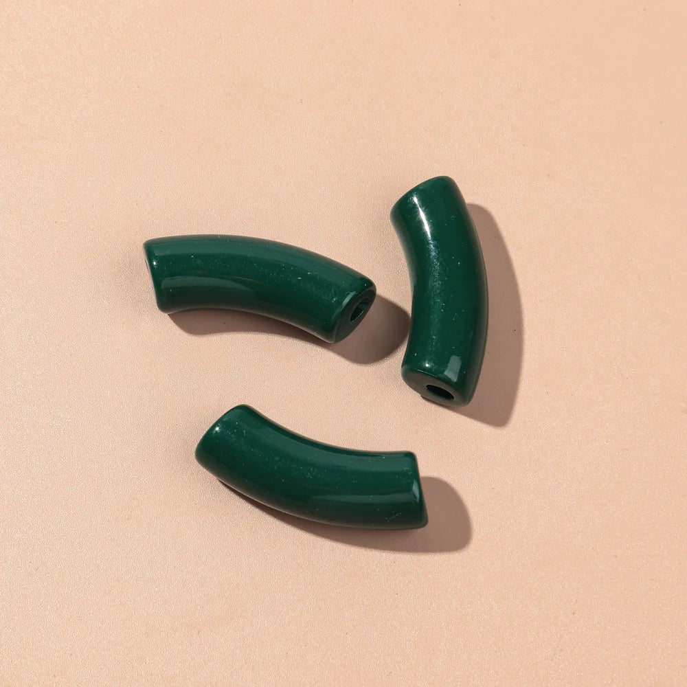 Acrylic Bamboo Tube Bead Set