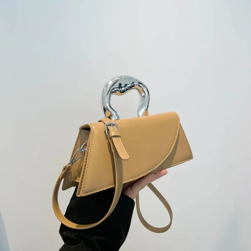 Small PU Leather Tote Bag