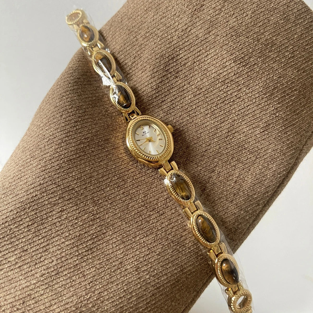 Jade Green Quartz Bracelet Watch