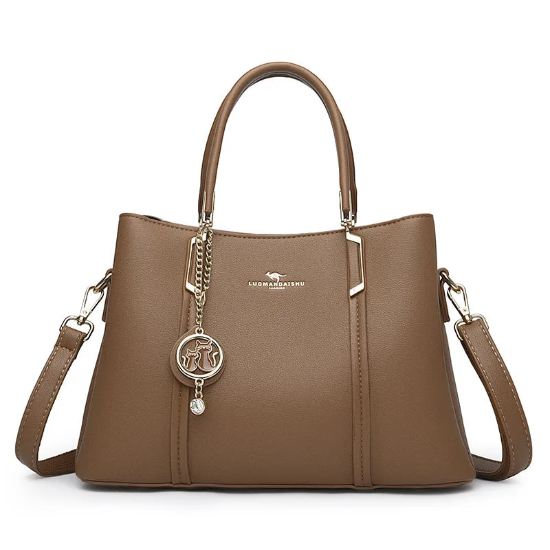 Women's Large Capacity PU Leather Tote Bag