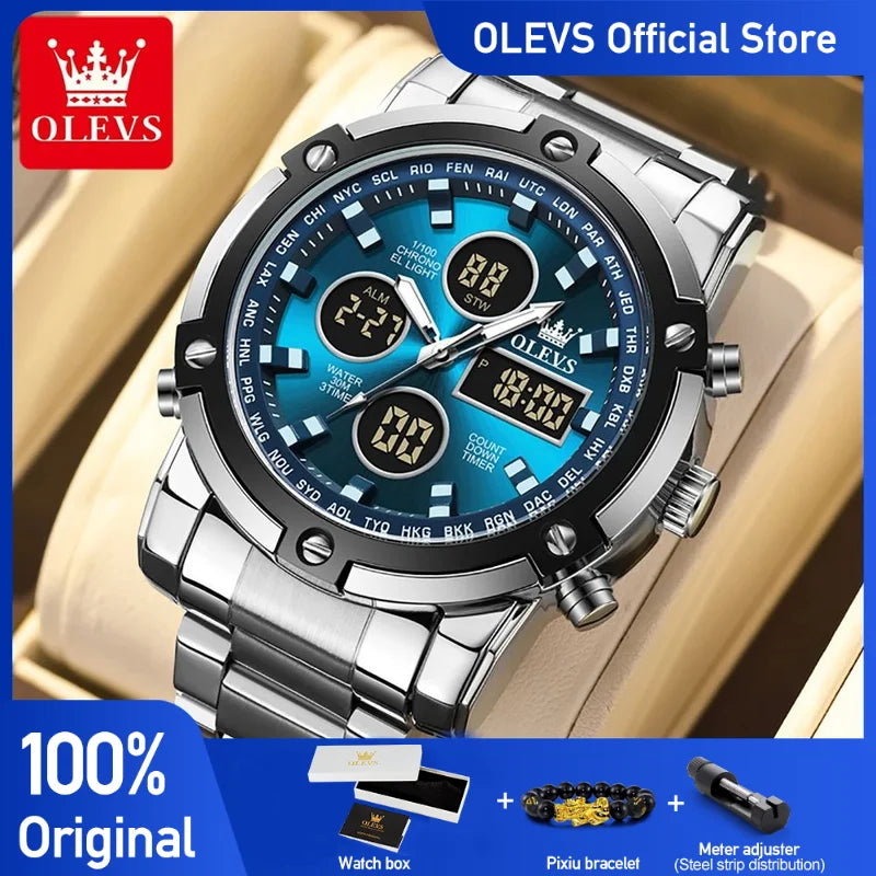 OLEVS Multifunctional Luminous Men's Watch