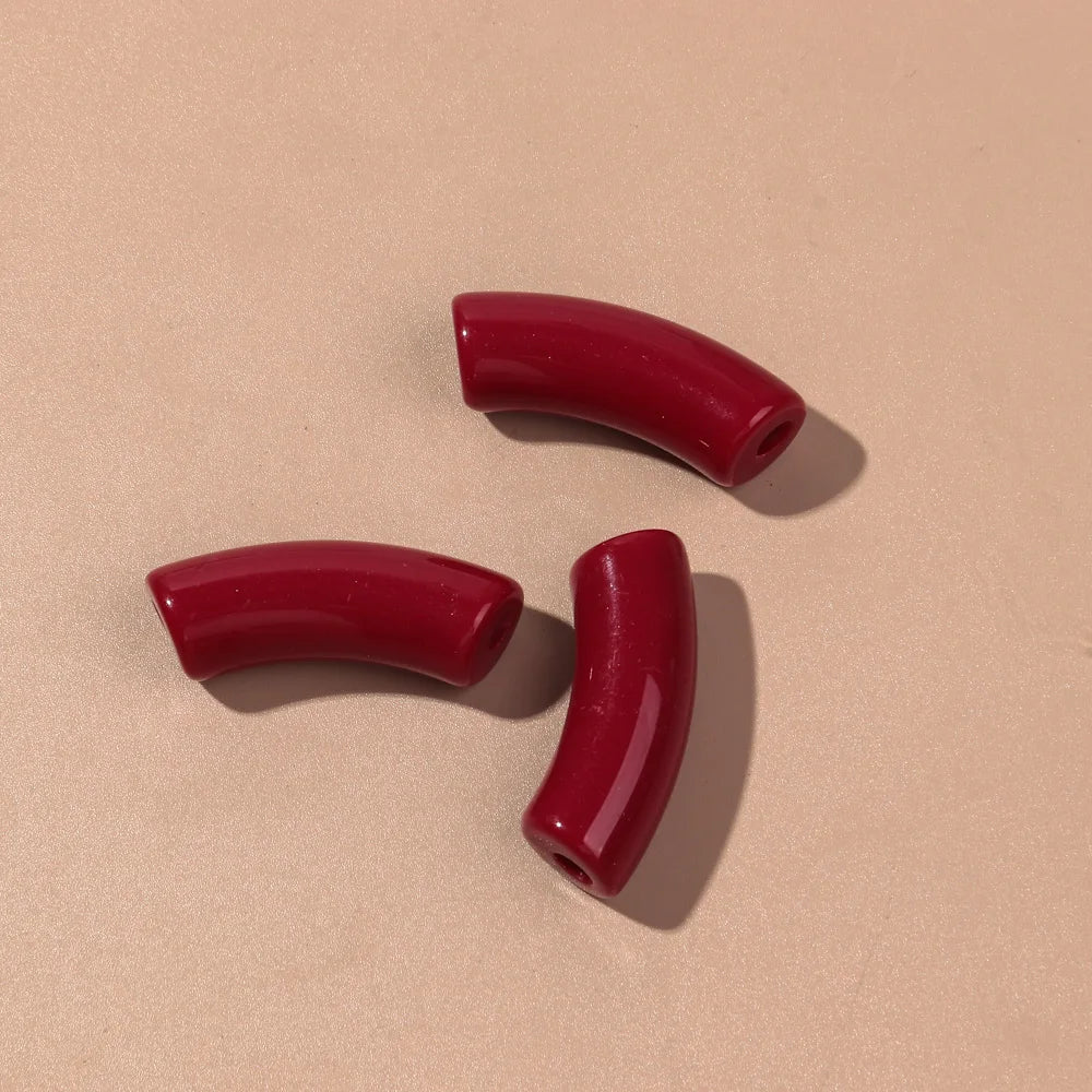 Acrylic Bamboo Tube Bead Set