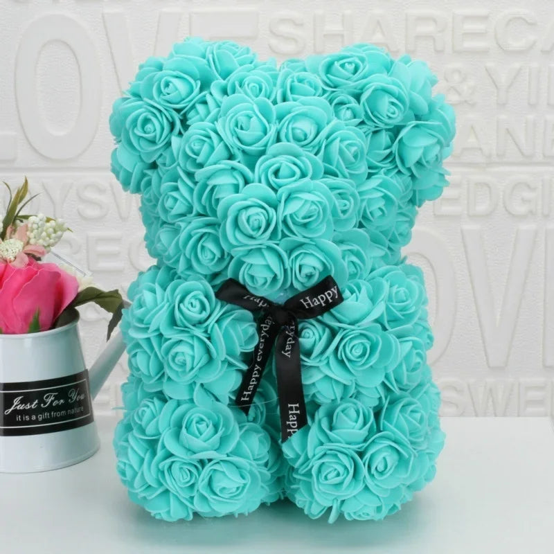 Rose Bear Eternal Flower Gift