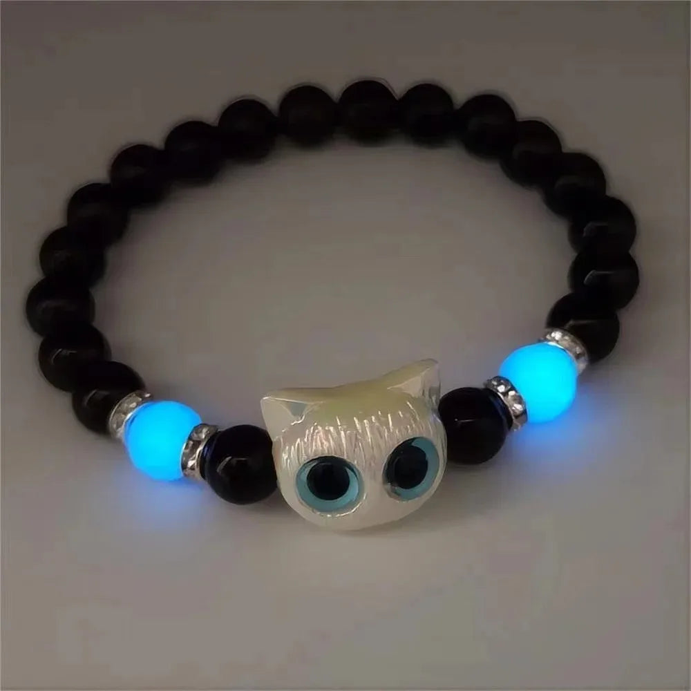 Luminous Cat Couple Bracelets