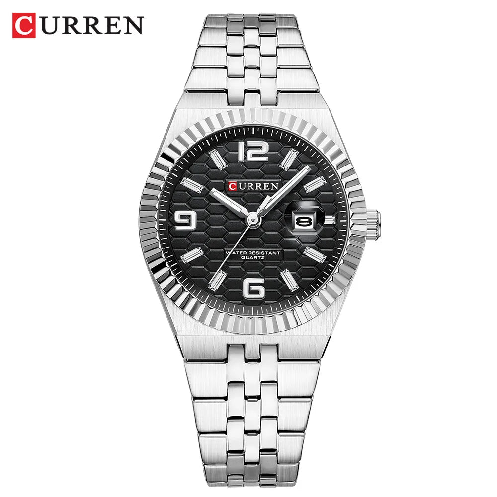 CURREN Luminous Date Quartz Watch
