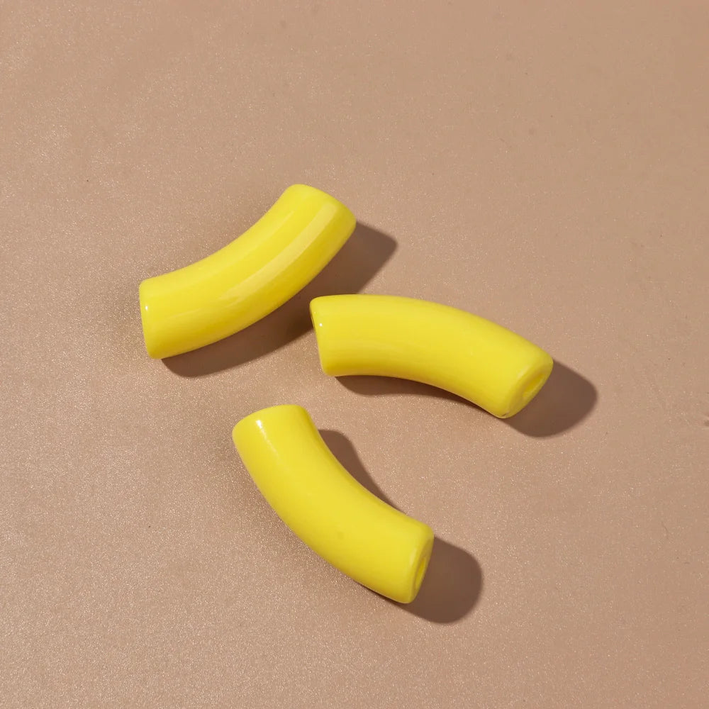 Acrylic Bamboo Tube Bead Set