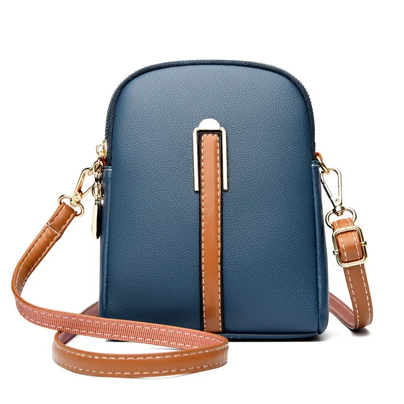 Women's Cowhide Leather Crossbody Shoulder Bag