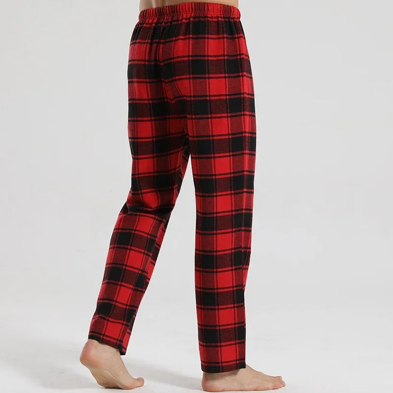 Men's Plaid Pajama Pants Soft