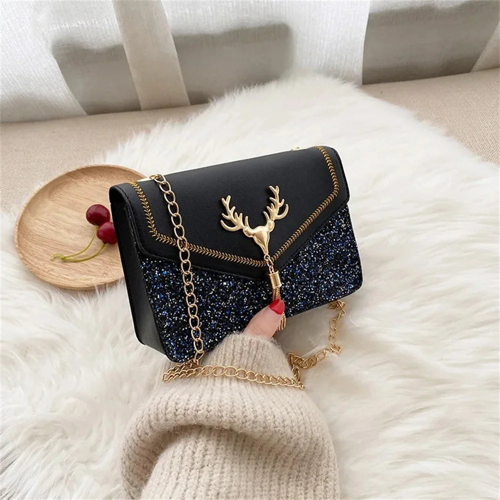 PU Leather Women Shoulder Bag