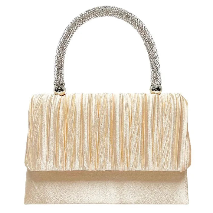 Metal Handle Evening Bag