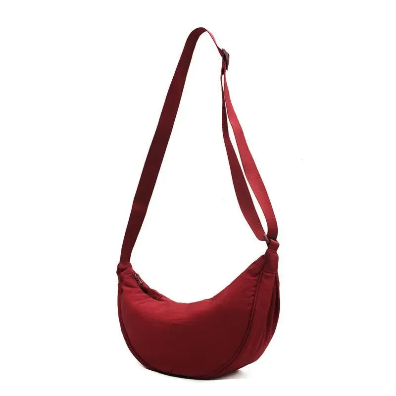 Nylon Hobo Shoulder Bag
