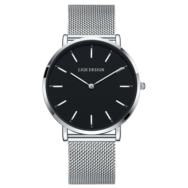 LIGE Classic Steel Ladies Watch