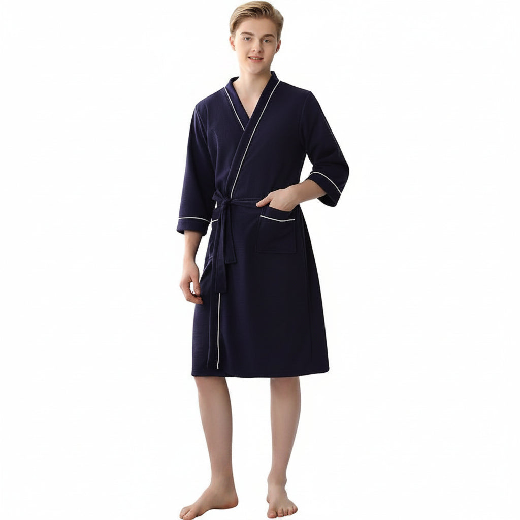Lightweight Couple Bathrobe