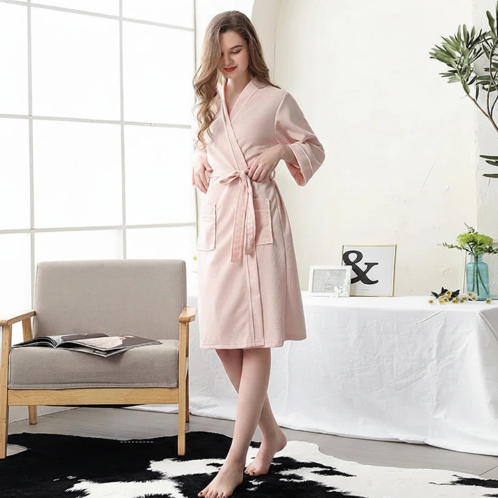 Lightweight Couple Bathrobe