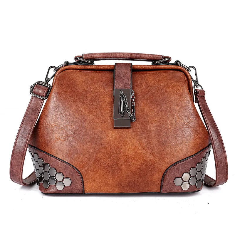 Vintage Leather Shoulder Bag