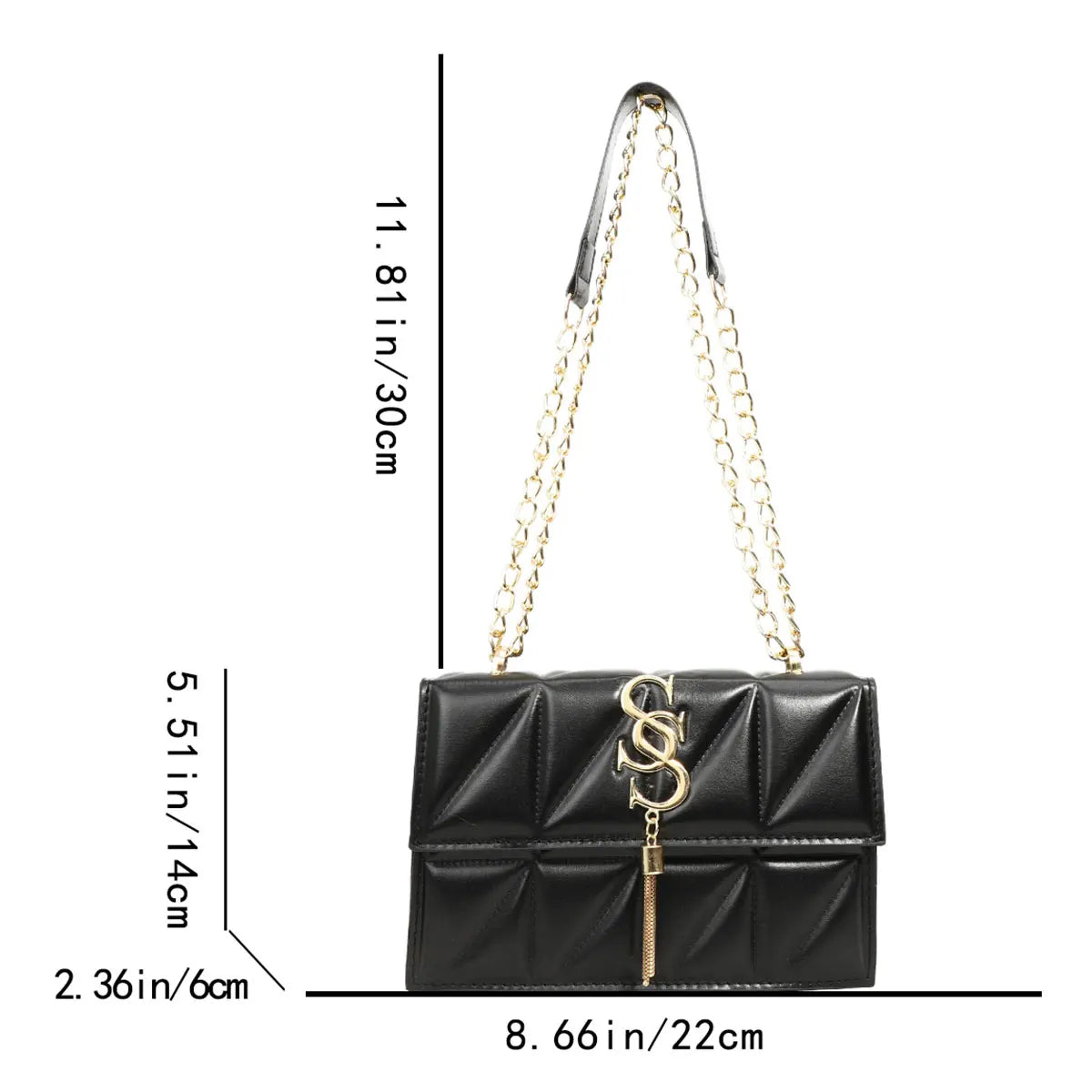 Argyle Crossbody Bag Metal