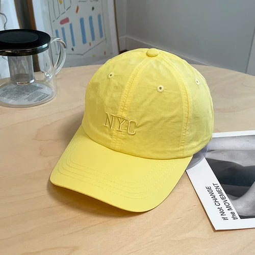Embroidered Quick-Dry Women Cap