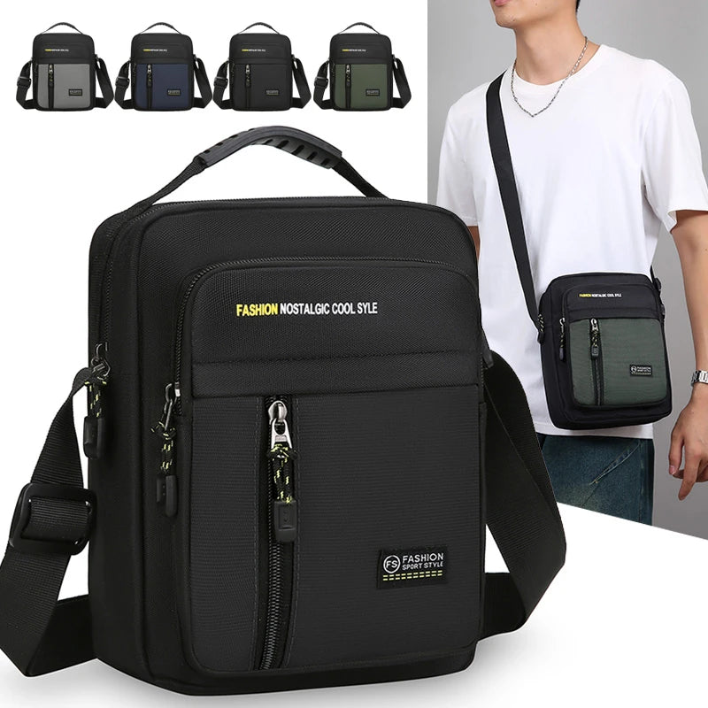 Men's Multi-Pocket Crossbody Bag