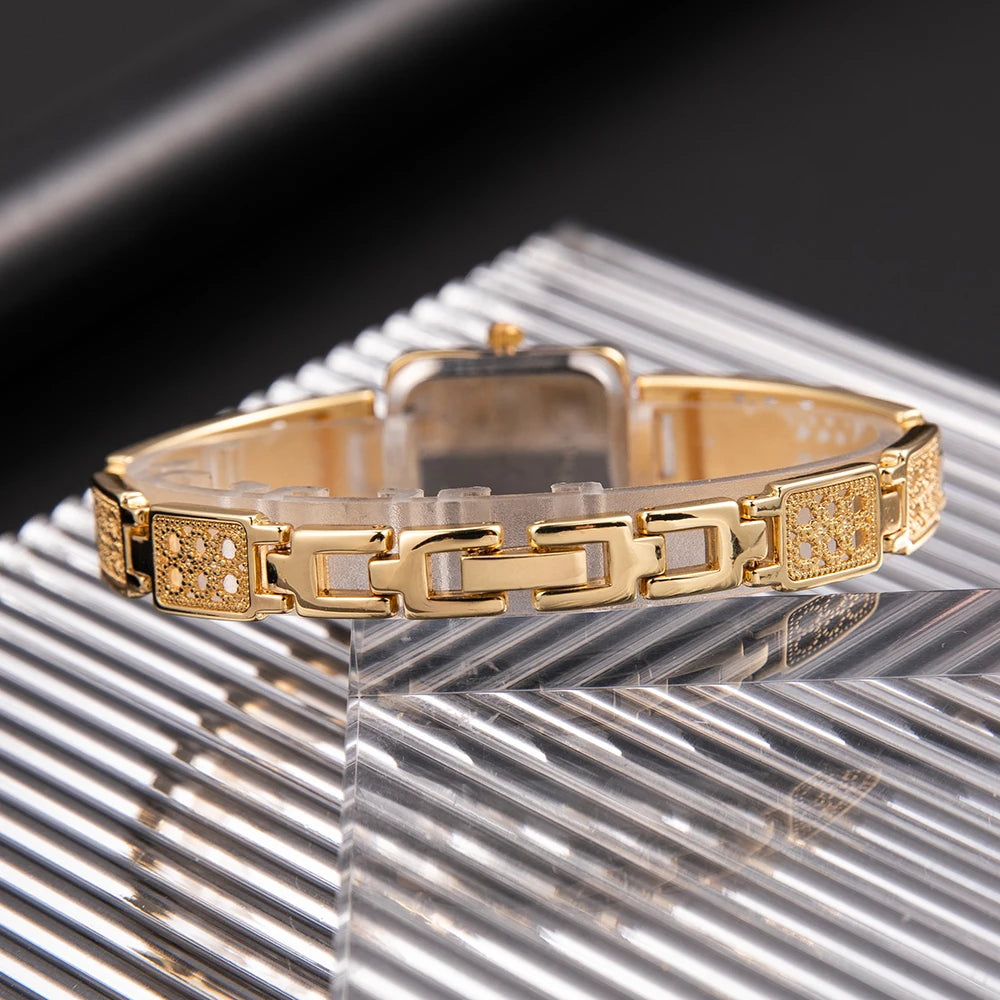 Women's Retro Rectangle Bracelet Watch