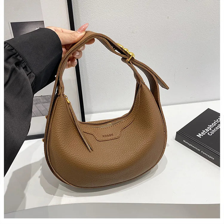 Half Moon Saddle Crossbody Bag
