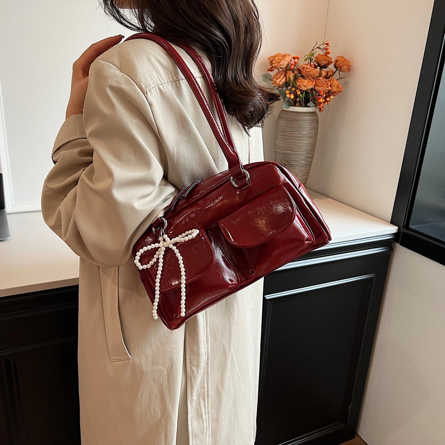 Bow Pillow Shoulder Bag
