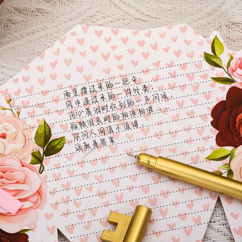 3D Carnation Greeting Card Birthday Gift