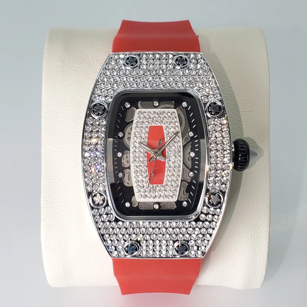 Diamond Tonneau Women Watch
