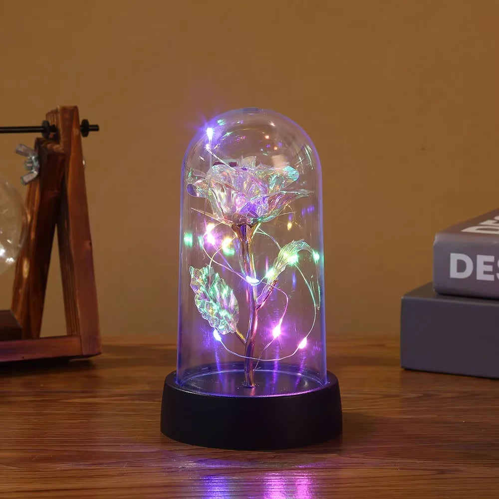 Eternal Rose LED Glass Cover Gift