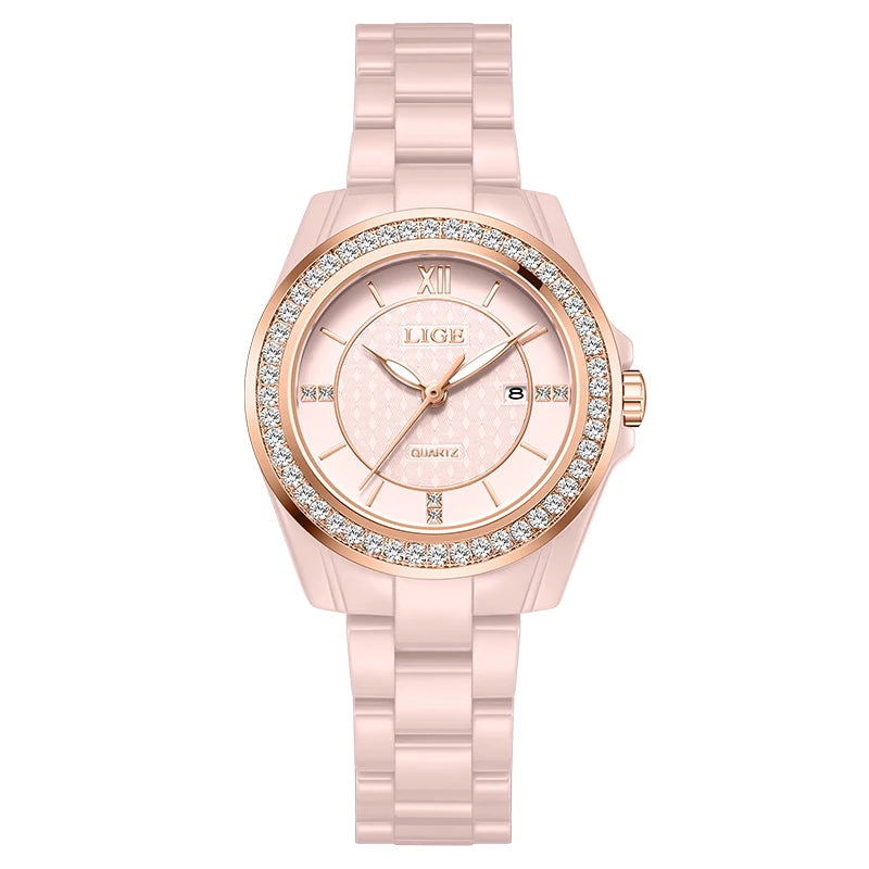 LIGE Steel Quartz Ladies Watch