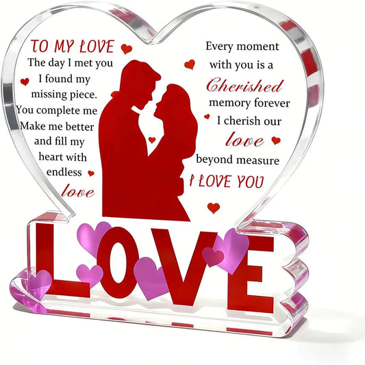 I Love You Heart Romantic Gift Valentine