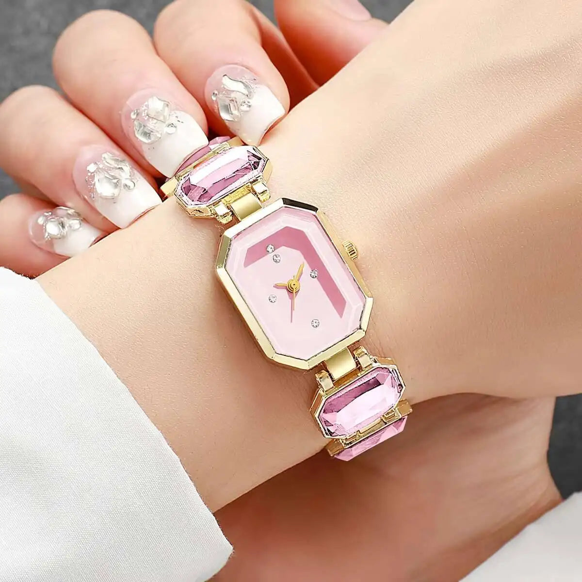 Fashion Rectangle Quartz Wristwatch