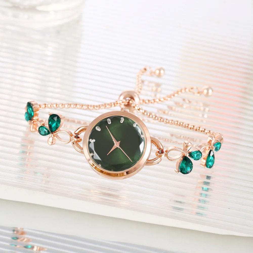 Women's Adjustable Small Dial Retractable Watch