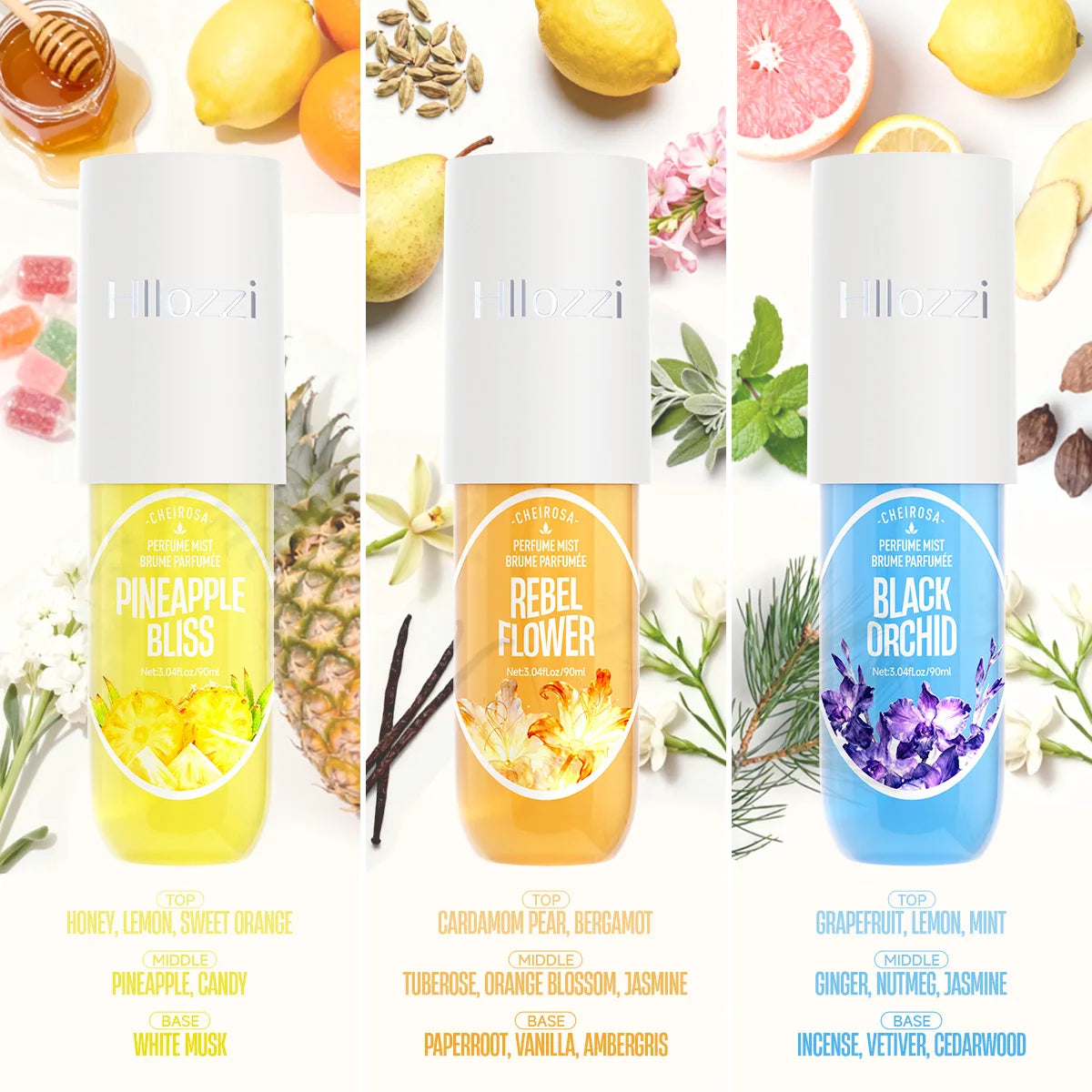 Long-Lasting Body Fragrance Spray