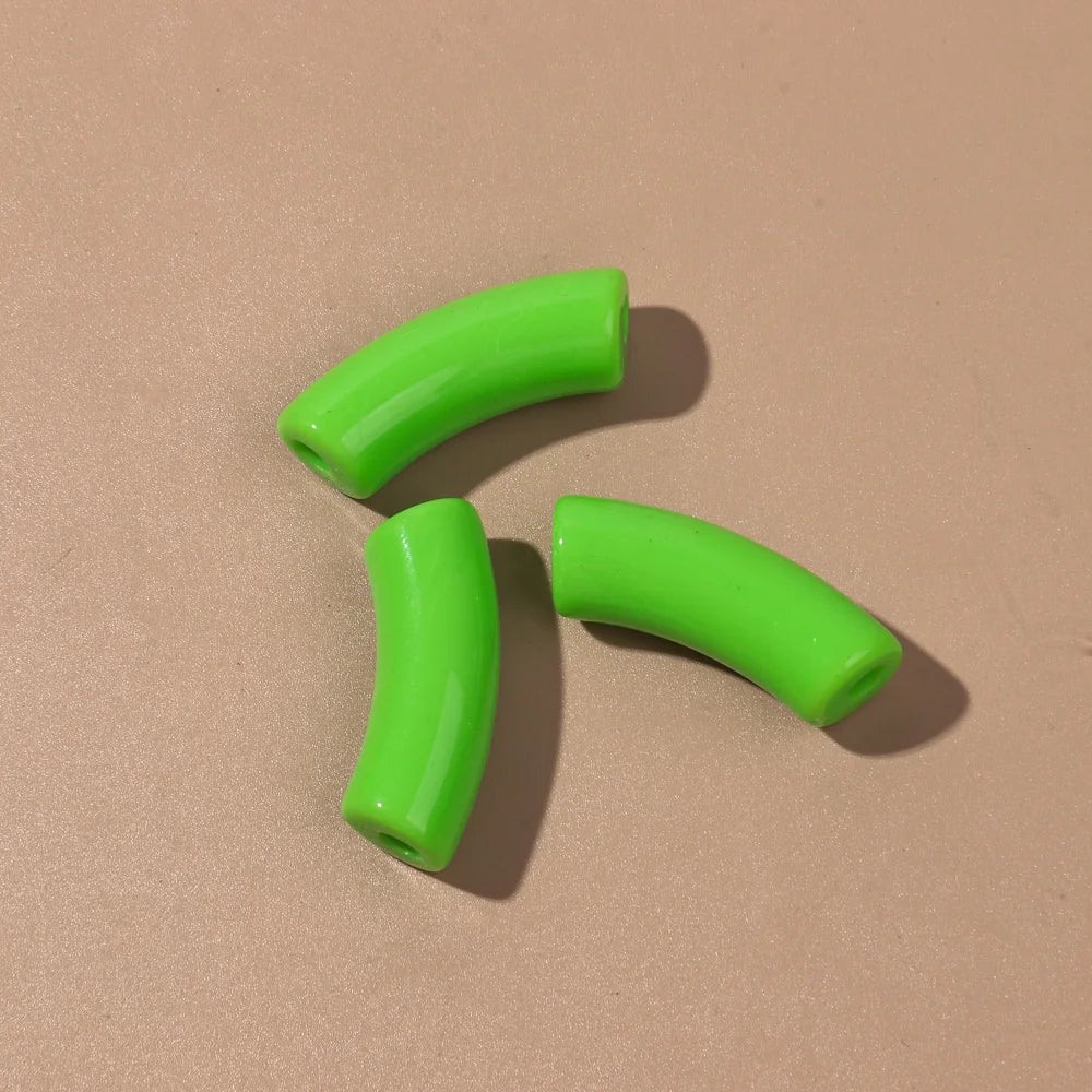 Acrylic Bamboo Tube Bead Set
