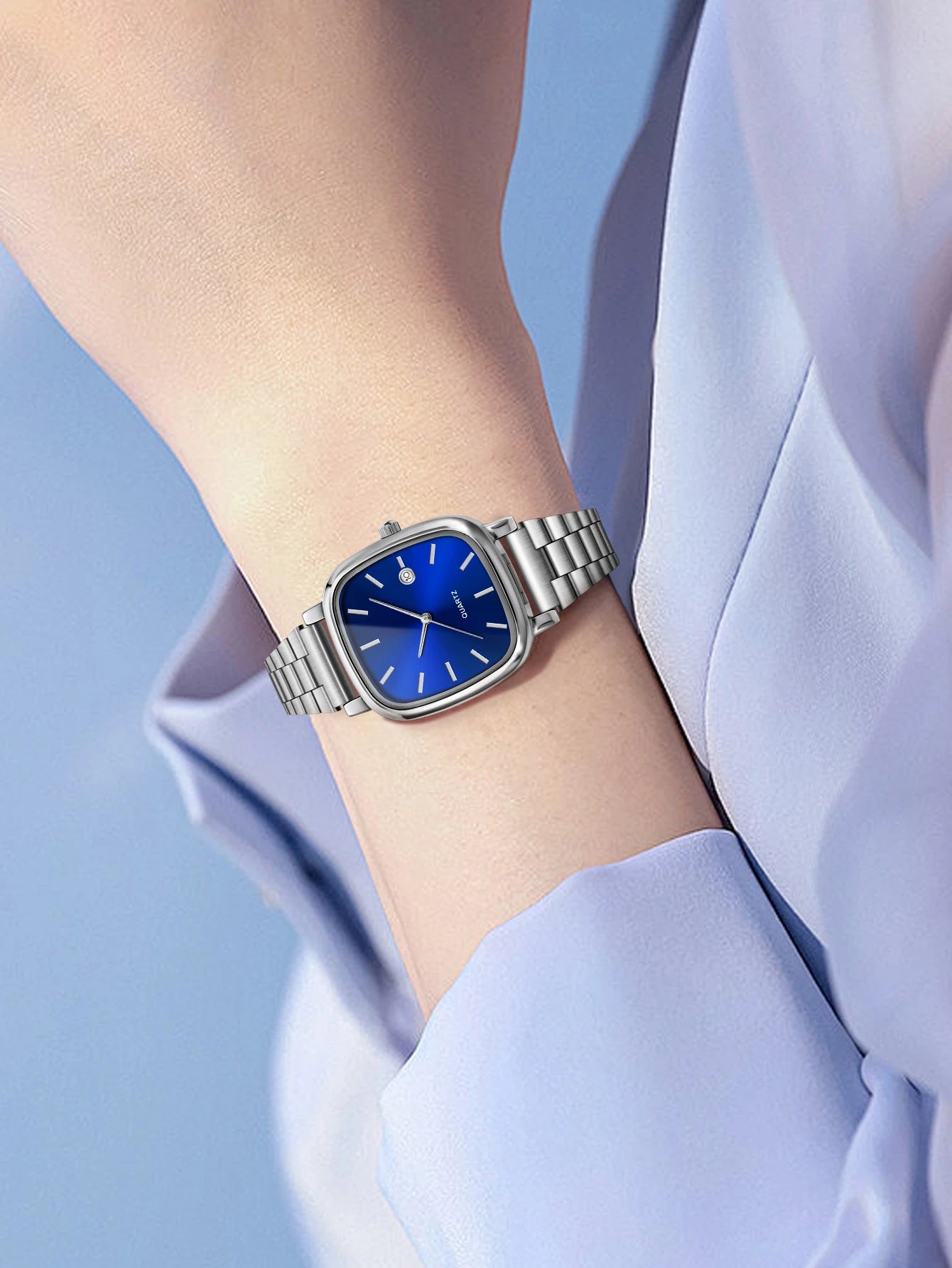 Women's Luxury Quartz Watch Calendar Steel