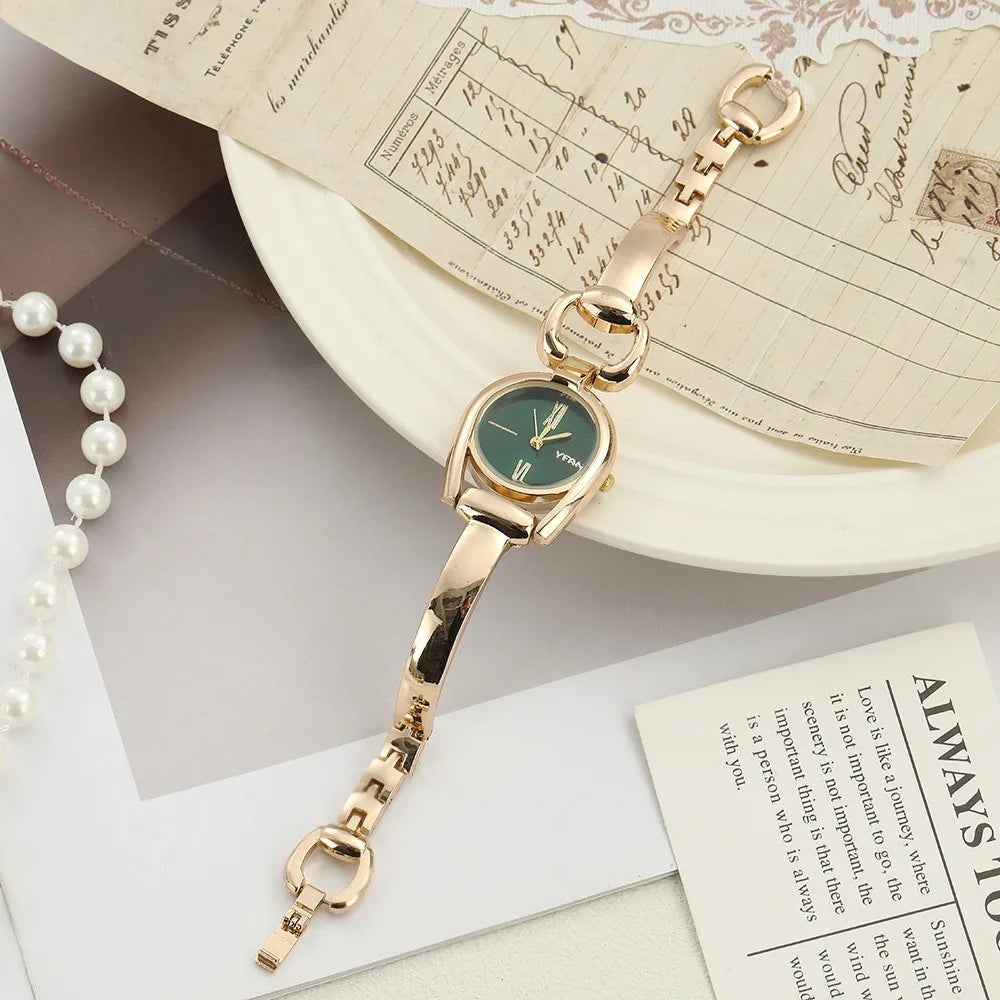 Women's Button Bracelet Quartz Watch