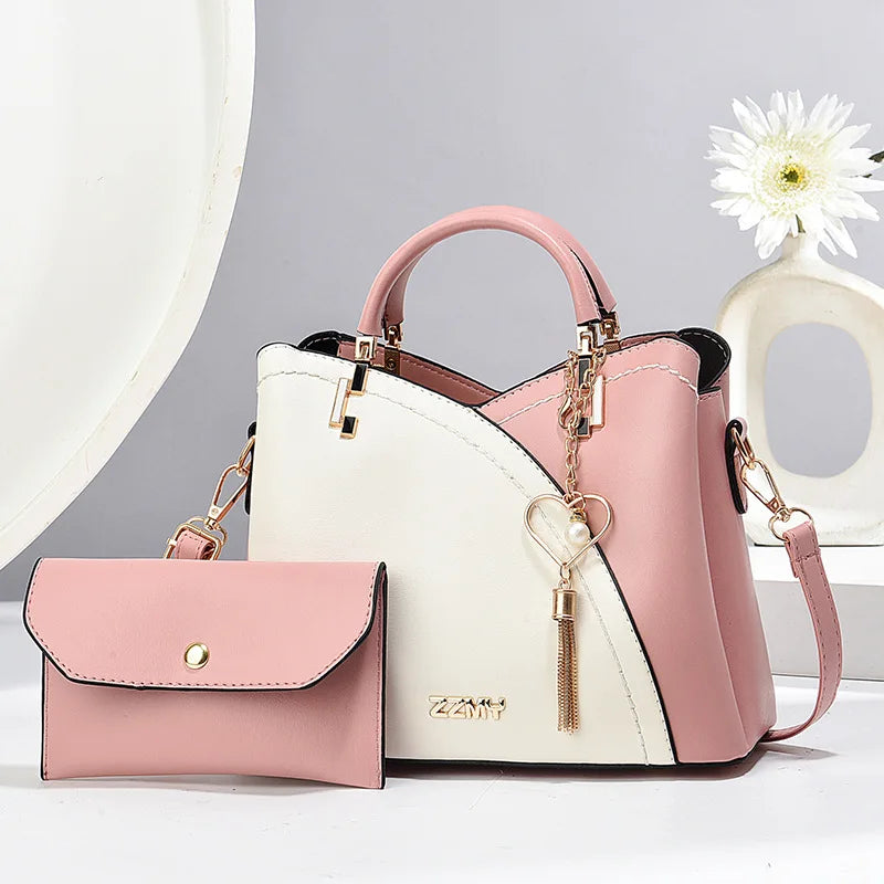 Luxury PU Leather Tote Handbag