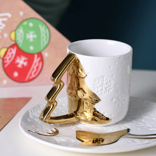 Ceramic Couple Mug Coffee Cup Gift Set